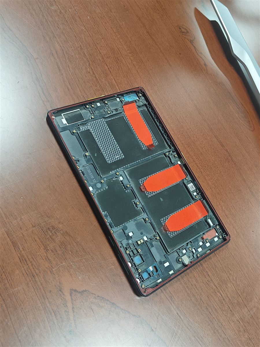 Tablet internal frame